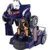 Automobilis - robotas 2in1 Lean toys, mėlynas