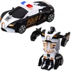 Lean Toys Žaislinis automobilis-robotas 2in1 policijos sportinis