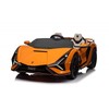 EUROBABY Vaikiškas elektromobilis Lamborghini Sian oranžinis