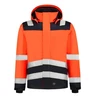 Tricorp Unisex Midi Parka Aukšto Matomumo Dviejų Spalvų Darbinė Striukė MLI-T5198