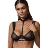 Trikampė bikinio viršutinė dalis su chokeriu Obsessive