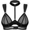 Trikampė bikinio viršutinė dalis su chokeriu Obsessive