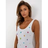 Triko palaidinė moterims NM-BO-L55357.75-baltas