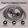 Tripowin ausinių keitimo laidas su mikrofonu 3,5 mm ir 0,78 mm 2 kontaktų jungtimi Grace