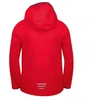 Trollkids Kvalvika vaikiška striukė – raudona softshell striukė su gobtuvu berniukams/mergaitėms (328-414)