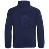 Trollkids mergaitiška striukė „Oppdal Jacket XT“, užtraukiamas flisinis džemperis mergaitėms, tamsiai mėlyna / rožinė (415-114)