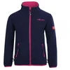 Trollkids mergaitiška striukė „Oppdal Jacket XT“, užtraukiamas flisinis džemperis mergaitėms, tamsiai mėlyna / rožinė (415-114)