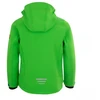 TrollKids Vaikiška "Trollfjord" striukė, ryškiai žalia/vidutiniškai mėlyna, vėjo nepraleidžianti softshell (161-304)