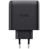 Trust Maxo GaN 65W 2xUSB-C juoda