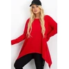 Tunika moterims oversize kirpimo raudona Relevance