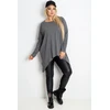 Tunika moterims oversize pilka Plus Size Relevance