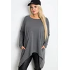 Tunika moterims oversize pilka Plus Size Relevance