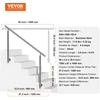 VEVOR 60 cm turėklai lauko laiptams