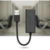Ugreen išorinis tinklo adapteris RJ45 - USB 2.0 100 Mb/s Ethernet juodas (CR110 20254)