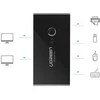 Ausinės Ugreen USB jungiklių centras 4x USB 3.2 Gen 1 USB perskirstytojas dviem kompiuteriams juodas (US216 30768)