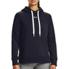 Under Armour Moteriškas Rival Fliso džemperis su gobtuvu ir trumpu užtrauktuku 1356317 001