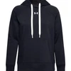 Under Armour Moteriškas Rival Fliso džemperis su gobtuvu ir trumpu užtrauktuku 1356317 001