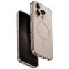 Uniq Clario Magclick įkrovimo dėklas, skirtas iPhone 16 Pro – skaidrus auksinis