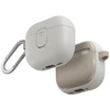 „Uniq Clyde Lock“ dėklas „AirPods 4“ ausinėms – smėlio spalvos