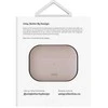 UNIQ dėklas Lino AirPods Pro 2 genSilicone (2022/2023) rožinės spalvos