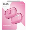 Uniq Glase Pro dėklas su užraktu, skirtas AirPods Pro 3 - Skaidrus Rožinis