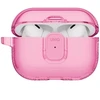 Uniq Glase Pro dėklas su užraktu, skirtas AirPods Pro 3 - Skaidrus Rožinis