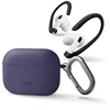 UNIQ dėklas Nexo AirPods Pro 2 gen + EarHooks Silicone (2022/2023) violetinės spalvos