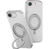 „Uniq Swivix 360“ besisukantis dėklas su atrama, skirtas „iPhone 16e“ – permatomas