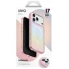 UNIQ Iridescia dėklas, skirtas iPhone 17 Pro Max, su Magclick įkrovimu, rožinės spalvos prism