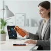 Uniq Veren iPhone 17 Pro Magclick įkrovimo dėklas - Oranžinė