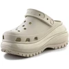 Uniseks klumpės su platforma Crocs Mega Crush, smėlio