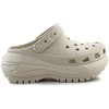 Uniseks klumpės su platforma Crocs Mega Crush, smėlio