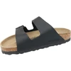 Uniseks šlepetės su reguliuojamais dirželiais Birkenstock Arizona, juodos