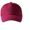 Unisex 5P kepuraitė (granato spalvos)