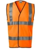 Unisex HV ryški atšvaitinė liemenė (fluorescencinė oranžinė)