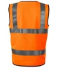 Unisex HV ryški atšvaitinė liemenė (fluorescencinė oranžinė)