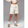 Unisex kreminis laisvalaikio kostiumas poroms iš medvilnės