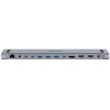 UNITEK KVM prijungimo stotelė, 2x HDMI, 1x DP 4K, USB-C, MST, HDMI 2.0, su stovu