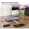 Unitek triguba USB4 40Gb/s prijungimo stotelė, 120 W maitinimo šaltinis
