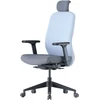Up Up Athene ergonominė biuro kėdė Juoda, Pilkas + Mėlynas audinys
