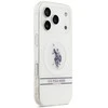 Us Polo Assn US Polo DH and Bottom Stripe Logo MagSafe dėklas Apple iPhone 17 Pro baltos spalvos