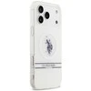 Us Polo Assn US Polo DH and Bottom Stripe Logo MagSafe dėklas Apple iPhone 17 Pro Max baltos spalvos