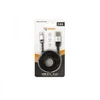 USB-A į Lightning įkrovimo laidas, 1,5 m, juodas/sidabrinis