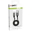 Emtec USB-A–USB-C įkrovimo laidas, 1,2 m