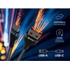 TRACER USB A - C tipo kabelis 1m BK
