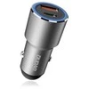 Įkroviklis automobilinis Dudao (R4PQ) (1xUSB-C; 1xUSB; 22,5W) pilkas