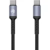 USB-C į USB-C laidas Tellur 3A PD 60W 2 m, juodas