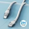 Wozinsky WSTCC2 USB-C / USB-C PD 65W kabelis 2 m – baltos spalvos