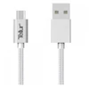 Tellur USB į Micro USB duomenų kabelis, 1 m, sidabrinis