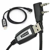 „Baofeng“ USB laidas, skirtas UV-5R 82 888S UV-S9 PLUS UV-13 16 17 21 radijo stotelių programavimui su K tipo kištuku